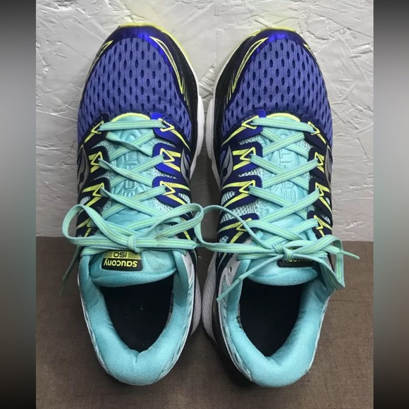 Saucony Triumph ISO Women's Running Shoes Multicolor Size 10 Sneakers Trainers - Picture 11 of 16